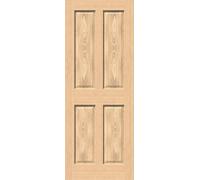 Green & Taylor Traditional Oak 4 Panel - Prefinished Internal Door