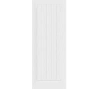 Green & Taylor White Cottage Textured Middleweight Moulded Internal Door