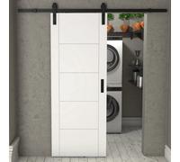 Green & Taylor White Ladder - Prefinished Internal Sliding Barn Door