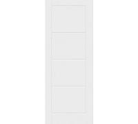Green & Taylor White Ladder Smooth Moulded Fd30 Fire Door