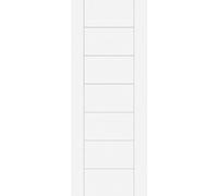 Green & Taylor White Primed 7 Panel Fd30 Fire Door