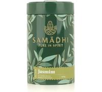 Green Tea - 100g Tin - Jasmine Green Tea - Fresh and Sweet Flavor - Ideal for Balancing Body and Mind - Theine Level 4 - Portuguese Origin - Gourmet Product