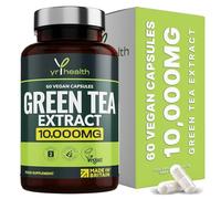 Green Tea Capsules 10,000mg High Strength Vegan Extract for Weight Loss