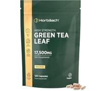 Green Tea Capsules 12,480mg - High Strength Green Tea Extract | Contains Polyphenols - 120 Powder Capsules - Vegan - by Horbaach