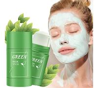 Green Tea Cleansing Mask Stick,Solid Mask,Deep Cleansing Mud,Green Tea Face Mask,Blackhead Remover,Anti-Acne Oil Control&Improves Skin for All Skin Types Women and Men(1PCS)