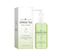 Green Tea Face Wash, 2024 Hydrating Facial Cleanser with Vitamins A, C, E, and Kale Extract, Gentle Facial Cleanser for Women, Vegan, pH Friendly, Water-Based Cleanser for All Skin Types, 100 ml (1)