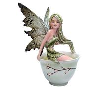 Green Tea Faery- Tea Cup Faery Collection by Amy Brown Fantasy Art