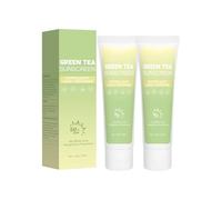 Green Tea Korean Sun Protection for Face, Travel Size Sun Protection SPF 50, Non Greasy & No White Print, Daily Wide Spectrum UV Protection with Niacinamide, Panthenol & Hyaluronic Acid