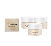 Green Tea Mask Mud Mask, Face Masks Skin Care, Green Tea Mask With Green Tea Extract, Skin Care Mask For The Face, Cleansing Mask, Hydrating Cleansing Mask, for All Skin Types (3PCS)