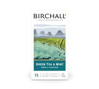 Green Tea & Mint - 15 Prism Tea Bags, Plant-Based & - Gluten-Free - Refreshing Blend of Green Tea and Peppermint Leaves