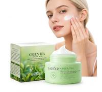 Green Tea Oil Control Remove Pimples Acne Cream Korean Cosmetics Balancing Water Soothing Herbal Face Cream, 2pack