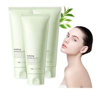 Green Tea Purifying Exfoliating Gel, Facial Scrub Exfoliator,Gentle Natural Exfoliator Cleanser,Create Smooth Skin,korean Face Scrub Deep Cleansing Face And Body Exfoliating Scrub Gel(3pc)