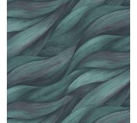 Erismann 10257-18 Non-Woven Wallpaper Casual Chic Waves Pattern Petrol Purple