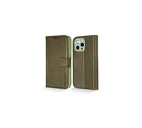 TECHGEAR Wallet Case for iPhone 13 Pro Max, Genuine Leather Magnetic Flip [RFID Blocking] Case with Shockproof TPU, Card Slots, Stand Folio Cover Compatible with iPhone 13 Pro Max 6.7" 2021, Green