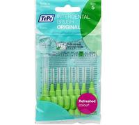 Green TePe Interdental Brushes 0.8 mm - 5 Packets of 8 (40 Brushes) by Tepe