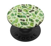 Green Terrazzo Pattern PopSockets Adhesive PopGrip