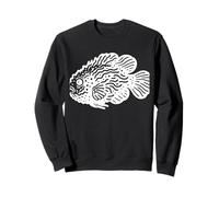 Green Terror Line Art Fishlover Sweatshirt