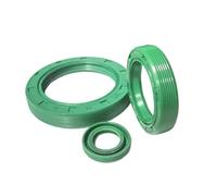 Green TG4 nitrile rubber skeleton oil seal,Inner diameter 35mm Outer diameter 56mm Thickness 10mm, 5Pcs