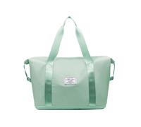 (Green (the bottom 1 layer of the bottom+dry and wet separation)) Travel Bag Large -Capacity Dual Expansion Hand -In Sports Fitness Bag Student Luggage Storage Bag Dry Wet Separation Separation Separa