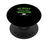 Green The Hustle Never Sleeps Green Graphic PopSockets Adhesive PopGrip