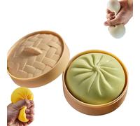 (Green) The Viral Mystery Dumpling, Squishy Dumpling, Mystery Dumpling Squishy, Soft Squeeze Decompression Dough,Brings You Joy and Surprises