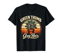 Green Thumb Grey Hair | Senior Gardener T-Shirt