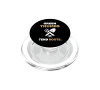 Green Thumbs Tend Roots Gardener PopSockets PopGrip for MagSafe