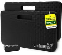 Green Thumbz Black 2 Pack Portable Garden Kneeler Padded Foam Kneeling Pad