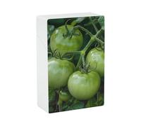 Green Tomatoes Image Cigarette Case Portable Novelty Cigarette Packing Box Crush Proof Waterproof Cigarette Box Novelty Gifts for Friend