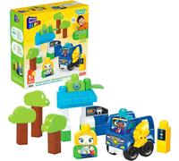 Green Town Playset Eco-Friendly Bus Building Bricks 34 pcs. Mega Bloks HDX90