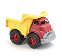 Green Toys Dump Truck, Yellow, 7.5 in*10.0 in*7.0 in | Made in the USA from 100% Recycled Plastic, No BPA, Phthalates or PVC, Encourages Creative & Imaginative Play