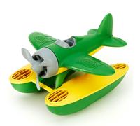 Bigjigs Toys Green Toys Seaplane With Spinning Propellers, Green