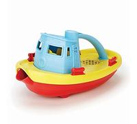 Green Toys My First Tug Boat, Blue | Made in the USA from 100% Recycled Plastic, No BPA, Phthalates or PVC, Safe for Indoor & Outdoor Play, Age 6+ Months