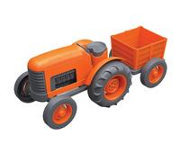 Green Toys Orange Toy Tractor - Made From 100% Recycled Plastic