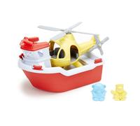 Green Toys Rescue Boat with Helicopter (US IMPORT)