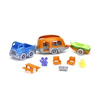 Green Toys RV Camper Set | Car Toys | Kids' Play Vehicles | Eco Toy | Small Cars | Toddler Toys | Mini Cars | Toy Car For Toddlers | Car Set | Pretend Play