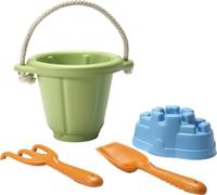 Green Toys Sand Play Set, Green | Made in the USA from 100% Recycled Plastic, No BPA, Phthalates or PVC, Encourages Creative & Imaginative Play