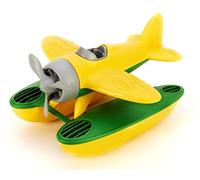 Bigjigs Toys Green Toys Seaplane With Spinning Propellers, Yellow