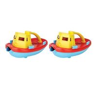 Green Toys Tugboat (Yellow Handle) - Bath and Water Toys, Multicolor, 11.4 x 23.5 x 11.5 cm (Pack of 2)