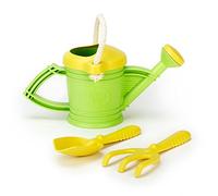 Bigjigs Toys Green Toys Watering Can And Tools Set, Green