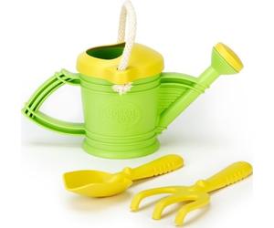 Green Toys Watering Can (Green) | Made in the USA from 100% Recycled Plastic, No BPA, Phthalates or PVC, Encourages Creative & Imaginative Play