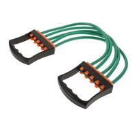 Green Tpe Chest Expander Training Strap for Men, Gym Exercise | Ergonomic Handle, Good Bearing Capacity, Stretching Design, Cable Machine Band