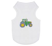 'Green Tractor' Pet Dog/Cat T-Shirt (PT00080630)