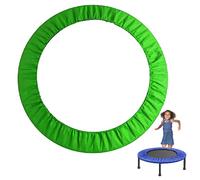 Green Trampoline Pad - Safety Cover for 81-101 cm Mini Trampolines Includes 6 Spring Protectors Fits 96 cm Contour Models Perfect for Kids' Outdoor Play