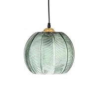 Green Transparent Glass chandelier Lampshade, Flush Mountain Sucks Pendant Lamp, E27 Light Source Single Handhanging Light, The Entrance Of The Porch Entrance Restaurant Decoration Lighting Fix