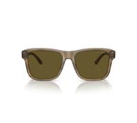 Green Transparent Pillow Sunglasses Brown - unisex - Emporio Armani - Sunglasses - Green - 56 MM - Accessories 56 MM