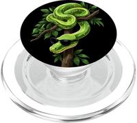 Green Tree Python Lover Reptile Keeper Pet Owner Snake PopSockets PopGrip for MagSafe