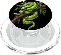 Green Tree Python Lover Reptile Keeper Pet Owner Snake PopSockets PopGrip for MagSafe