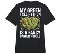 Green Tree Python Owner Reptiles Snake Lover Danger Noodle Comfort Colors Adult Heavyweight T-Shirt