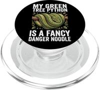 Green Tree Python Owner Reptiles Snake Lover Danger Noodle PopSockets PopGrip for MagSafe